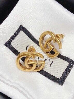 Gucci G Logo Gold Earrings